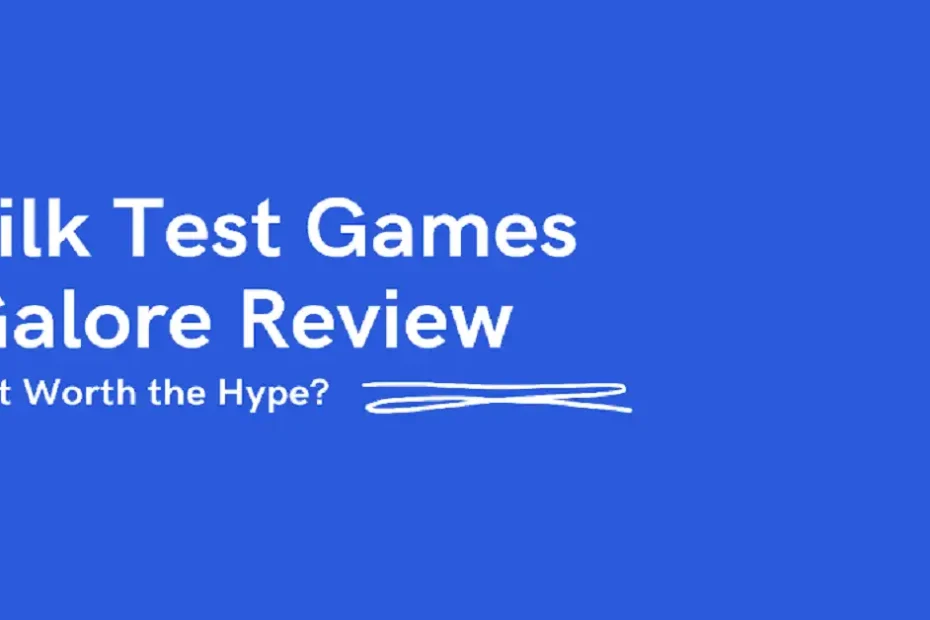 silktest games galore